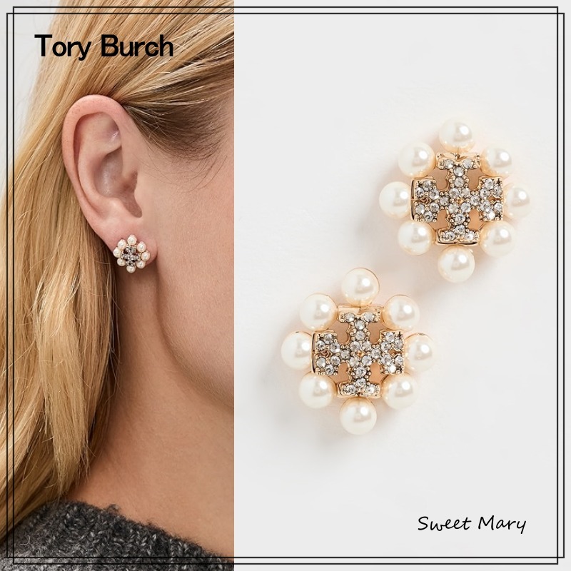 Tory Burch☆kira パール スタッド ピアス♪【送料込】