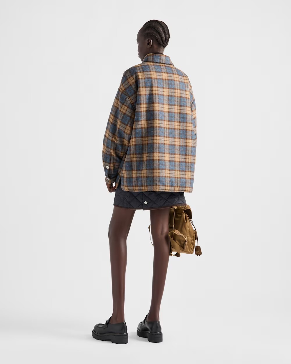 《送料無料》PRADA Lightweight Re-Nylon miniskirt