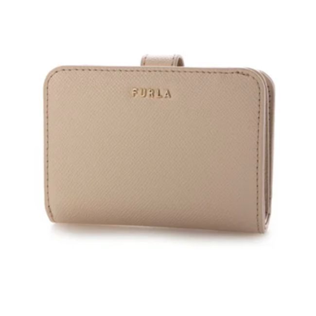 最新人気 艶感のあるレザー【FURLA】二つ折り財布 (FURLA/折りたたみ財布 小物
