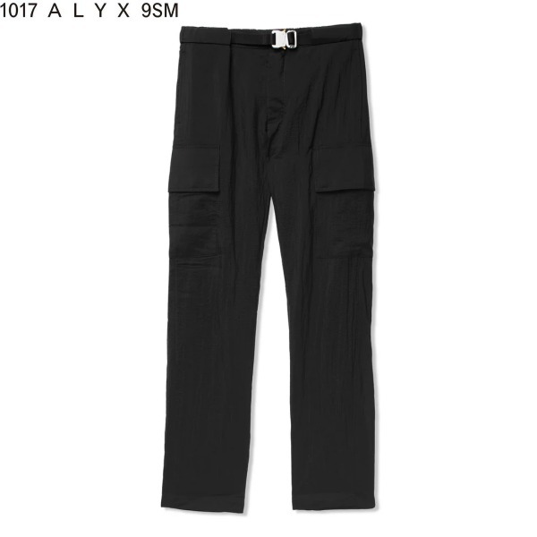 1017 ALYX 9SM アリクス　カーゴパンツ 1017 ALYX 9SM アリクス バックルナイロンカーゴパンツ ブラック