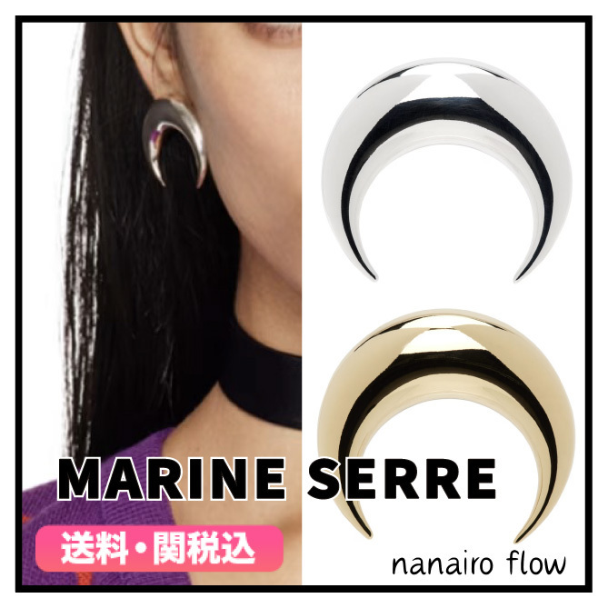★Marine Serre★ ムーン スタッド シングル ピアス 片耳 送関込