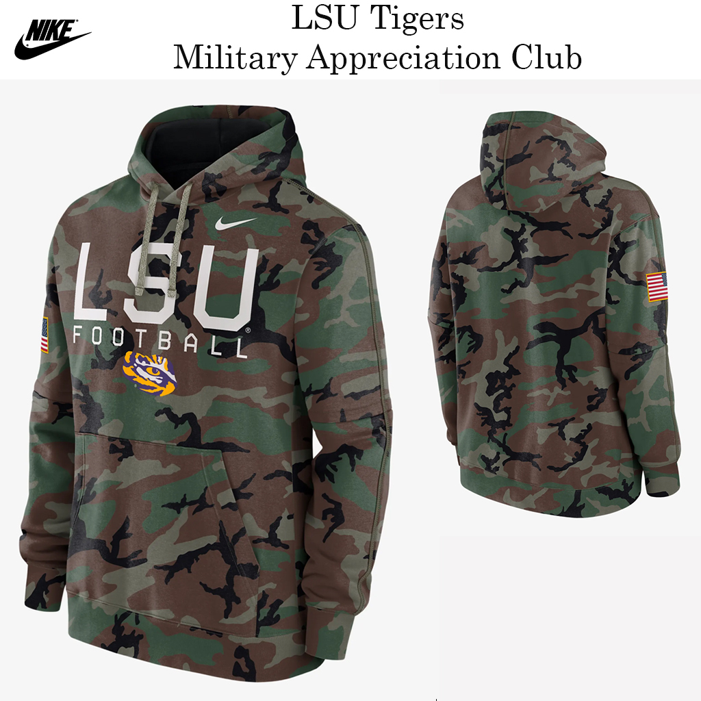 最新☆迷彩柄☆LSUカレッジパーカー！☆LSU Tigers☆お早めに！