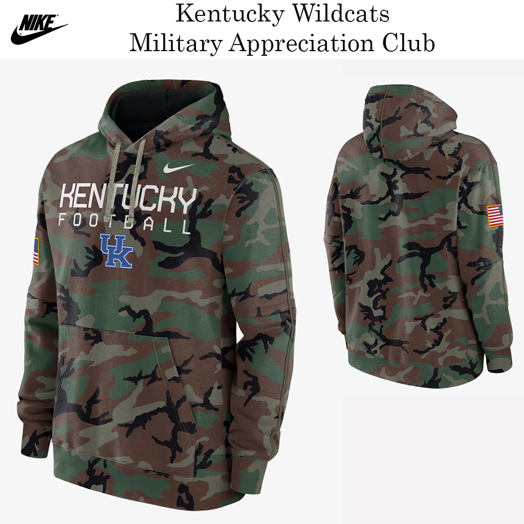 最新☆迷彩柄☆カレッジパーカー☆Kentucky Wildcatsお早めに！