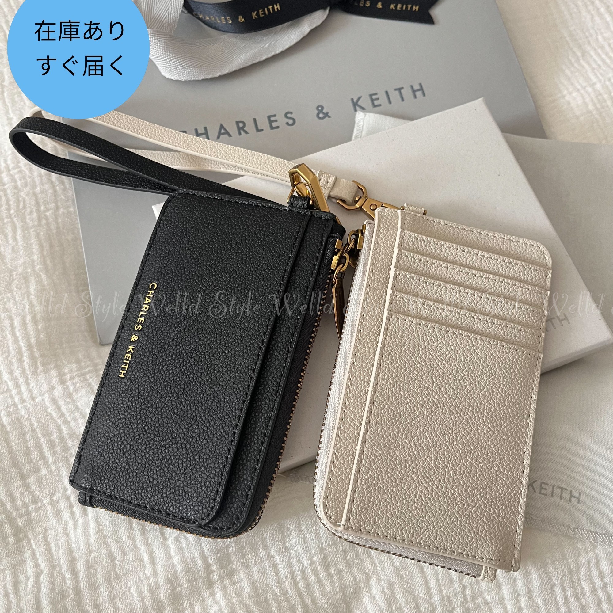国内発送・すぐ届く【CHARLES & KEITH 】カードホルダー