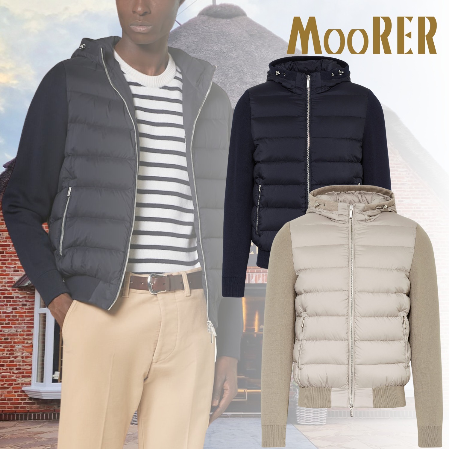 MOORER ムーレー LENZ Down Vest ダウンジャケット (MOORER