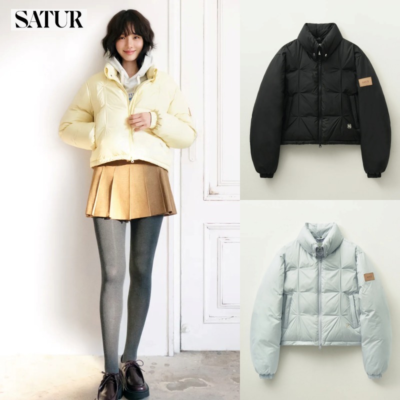 ★SATUR★24FW新作★女性用2-Way Collar Duck Down Padding★3色