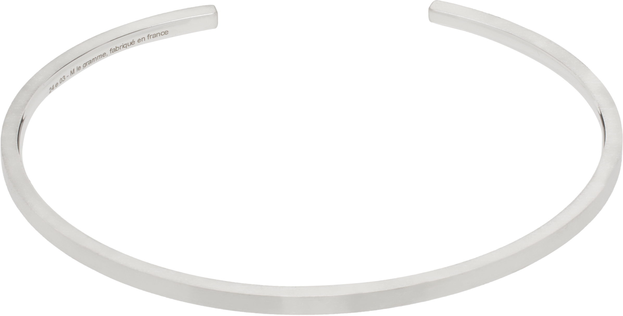 【関税込み】Le Gramme シルバー Ribbon Le 7g ブレスレット