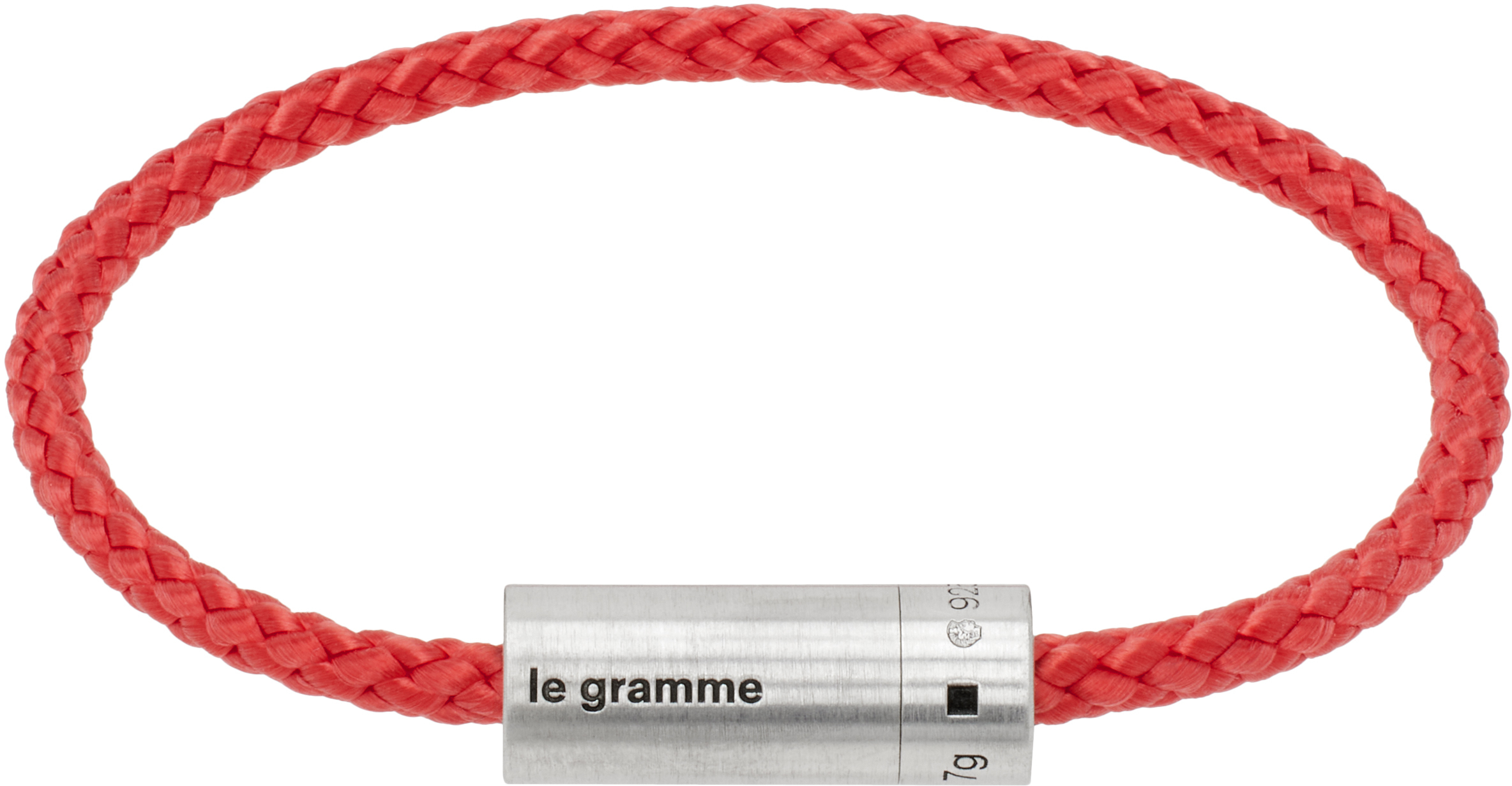 【関税込み】Le Gramme レッド Nato Cable Le 7g ブレスレット