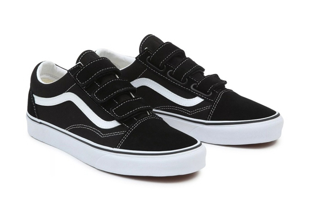 ☆関税込☆VANS☆OLD SKOOL V☆ベルクロ☆ブラック☆
