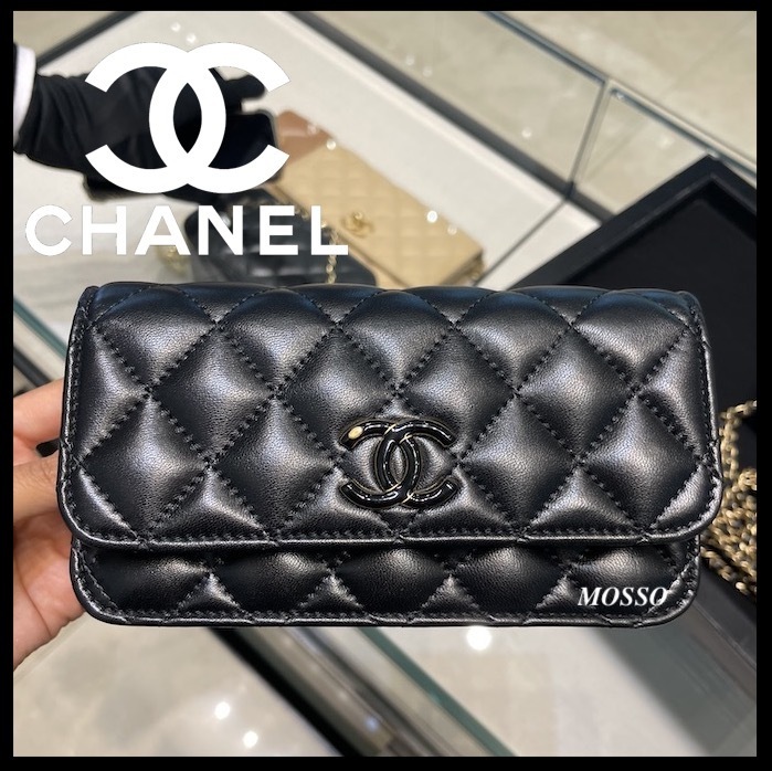 【調節可能CCロゴチェーン】CHANEL フラップミニ ショルダー