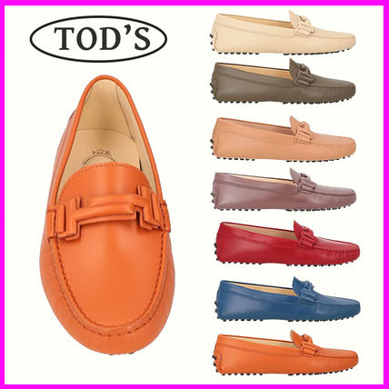 パープル（紫）系 TOD'S(トッズ) ローファー・オックスフォード