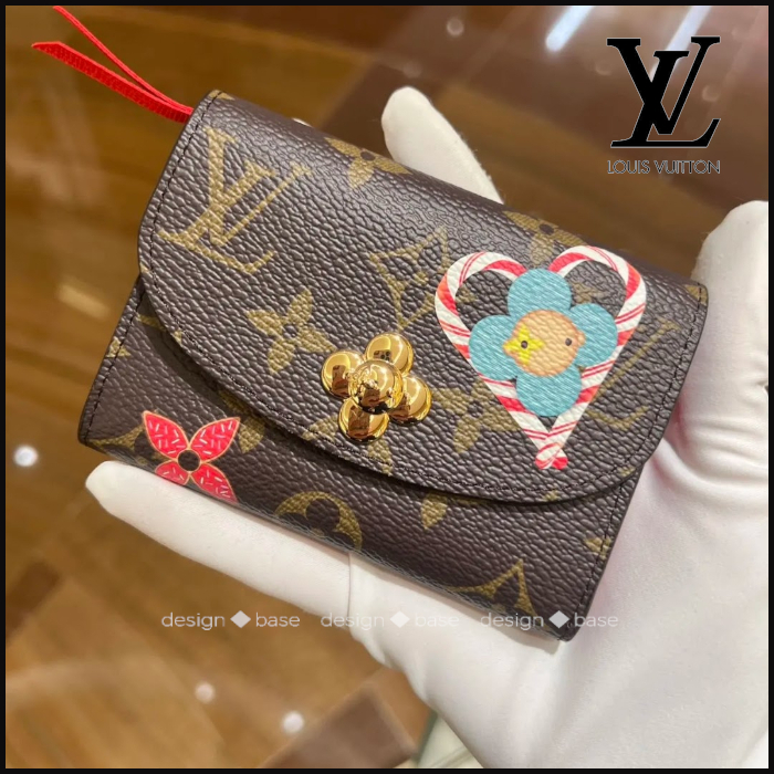 ◆コンパクトなデザインが魅力【 LV 】ポルトモネ・ロザリ