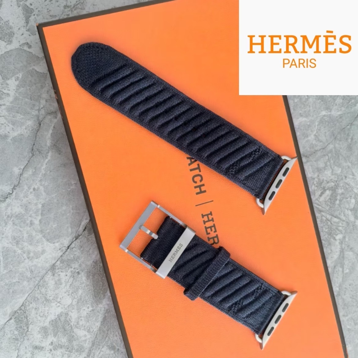 【HERMES 】エルメスの刻印◎ アップルウォッチ用バンド