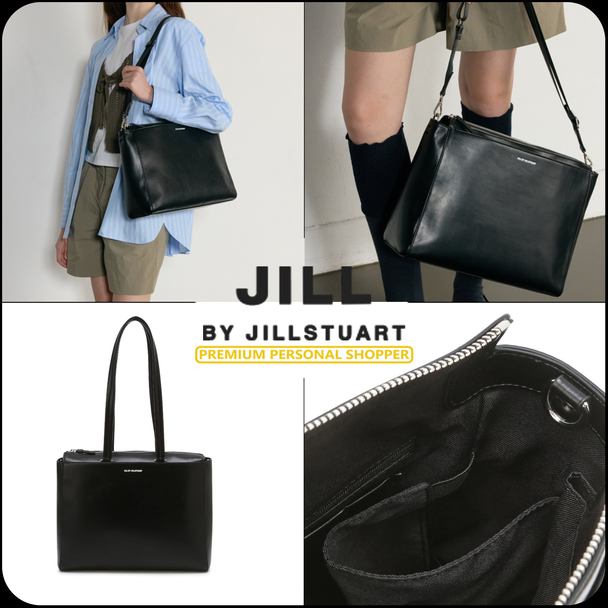 [JILLSTUART]★24FW★韓国人気★Avery black shoulder bag