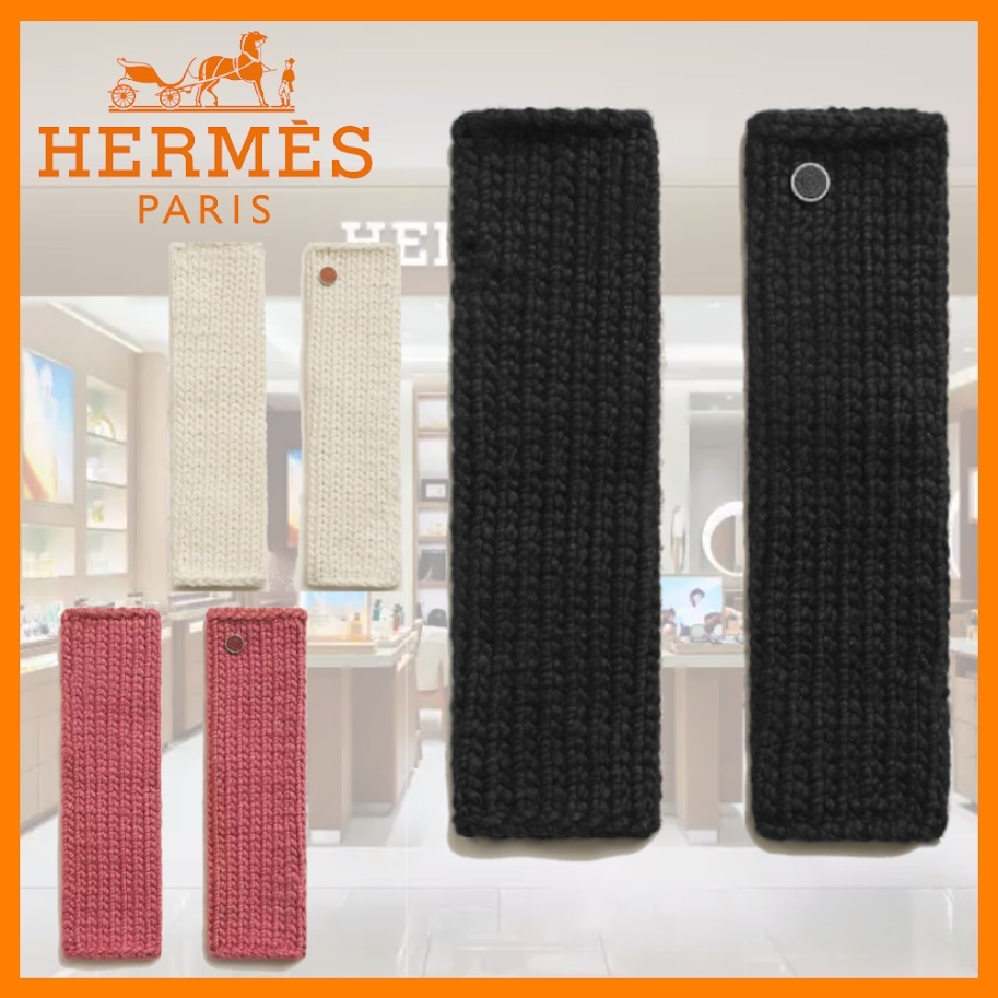 【シンプルでコーデになじむ♪】HERMES グローブ 手袋