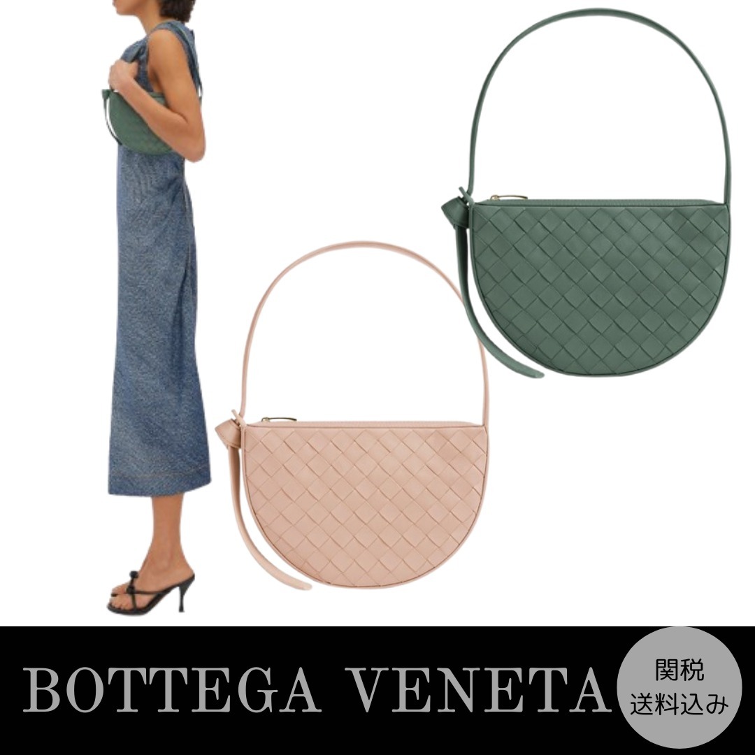 【BOTTEGA VENETA】ミニ サンライズ レザーショルダーバッグ