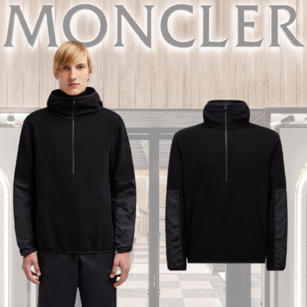 ★【MONCLER】メンズ★Felpa con cappuccio in pile★スウェット