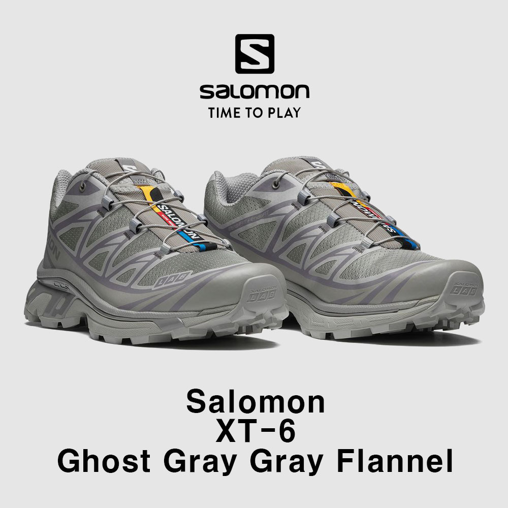 【サロモン】Salomon XT-6 Ghost Gray Flannel ★大人気★22-30