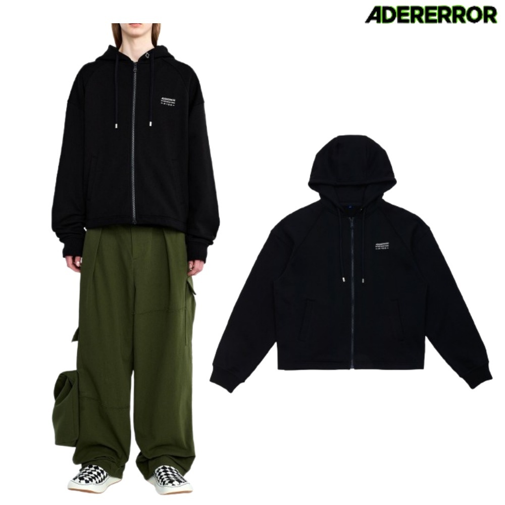 【ADERERROR】 logo hoodie zip-up フーディ執業 ★男女