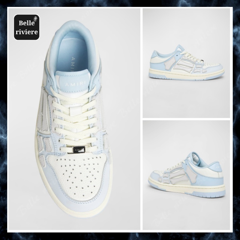 24AW new/AMIRI スケルカラーブロックスニーカー Sneakers Blue