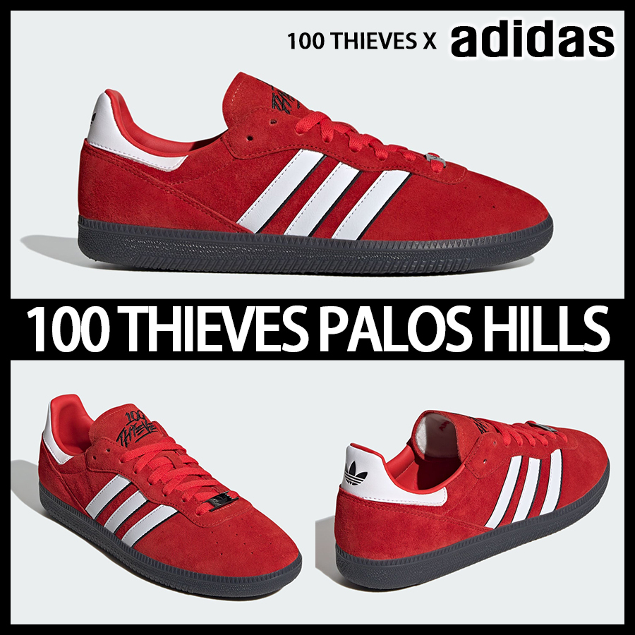 ★adidas x 100 Thieves★コラボ★大人気★Palos Hills★追跡可 ☆adidas x 100 Thieves☆コラボ☆大人気☆Palos Hills☆追跡可