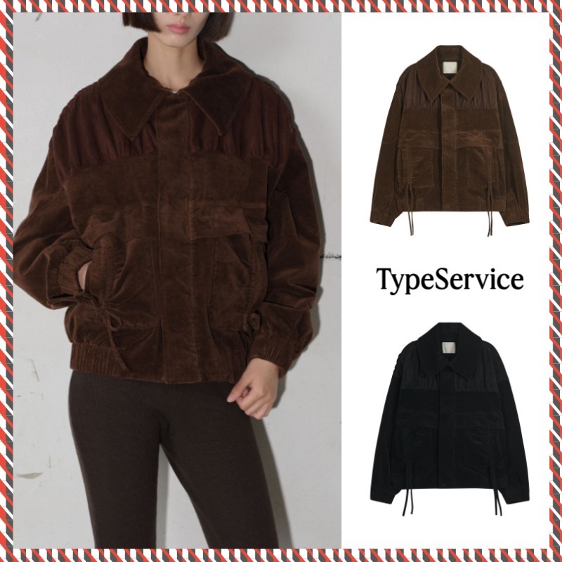 【typeservice】24fw Mixed Shirring Jumper