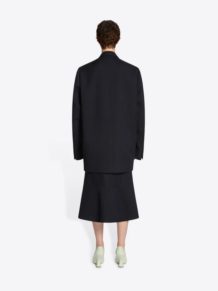 《送料無料》 Dries Van Noten Wool tailored skirt