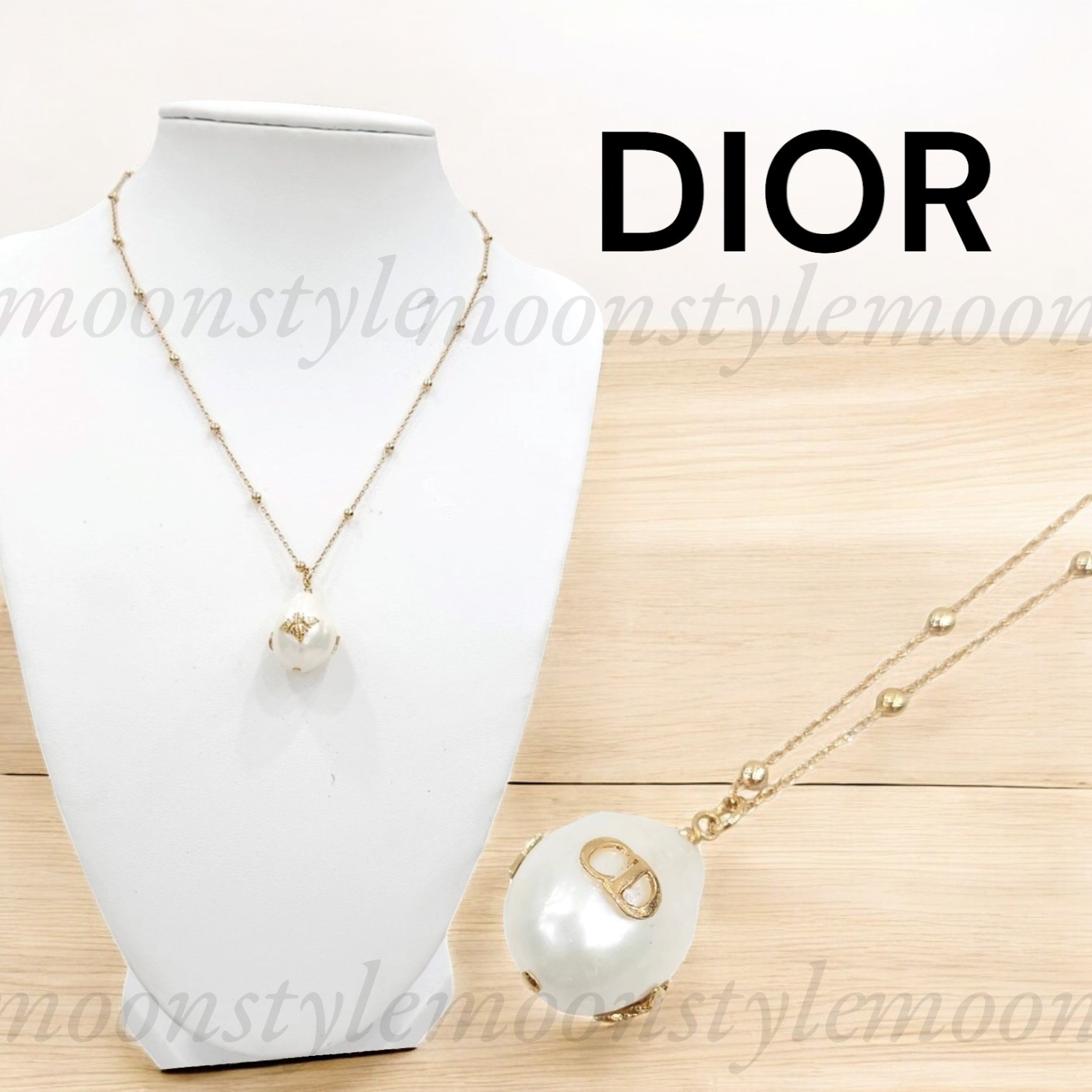 DIOR★ディオール パールネックレス SSランク