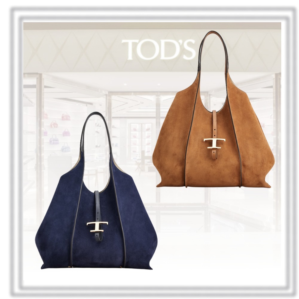 送料込*TOD`S*トッズ*T タイムレス レザー ショッピング バッグ