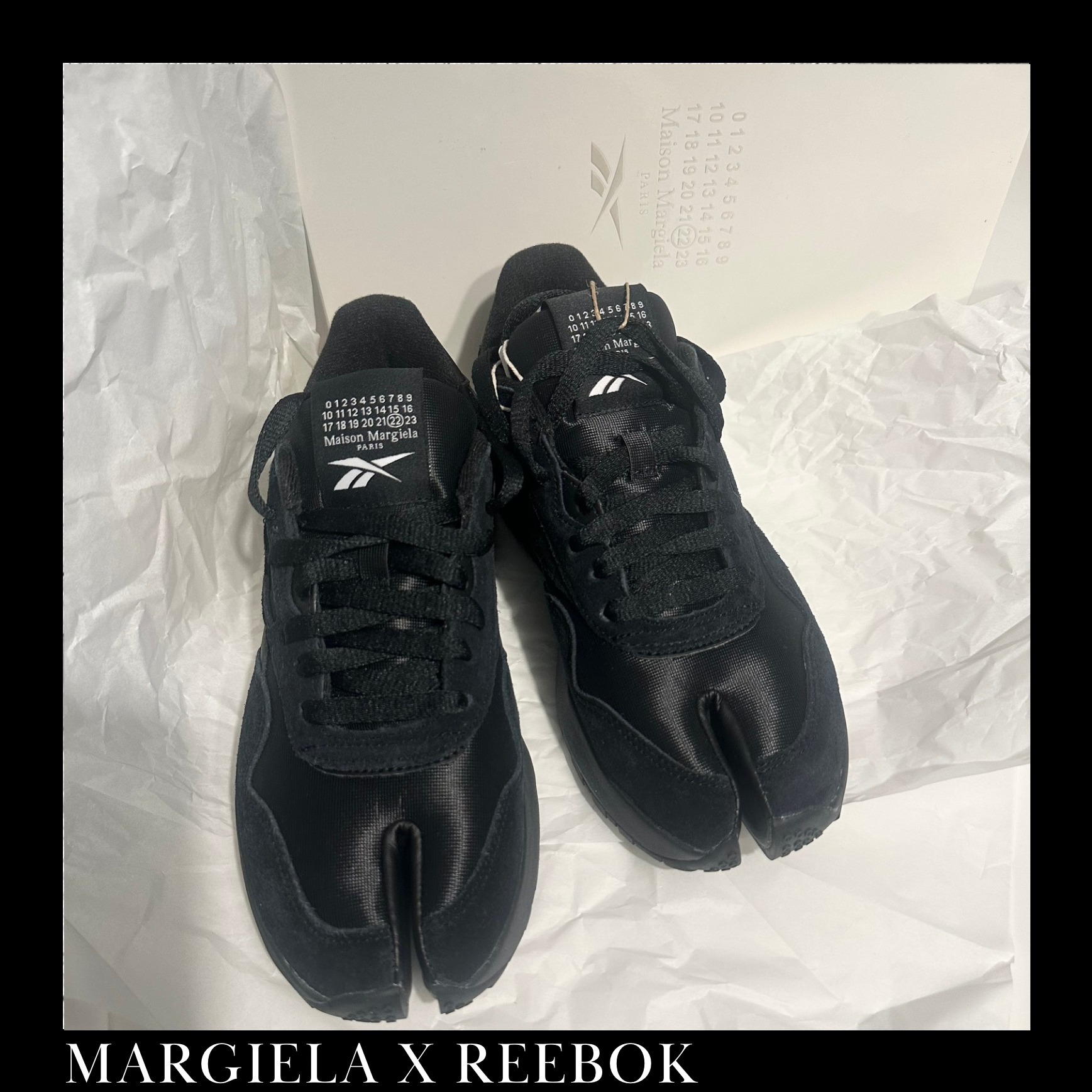 ＊送料・関税込み＊MAISON MARGIELA X REEBOK Project 0ブラック