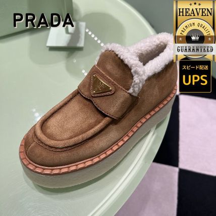 ブラウン（茶色）系 PRADA(プラダ) ローファー
