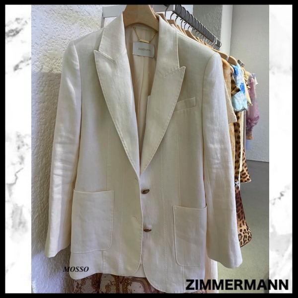 【Zimmermann】CRUSH LINEN JACKET リネン ジャケット