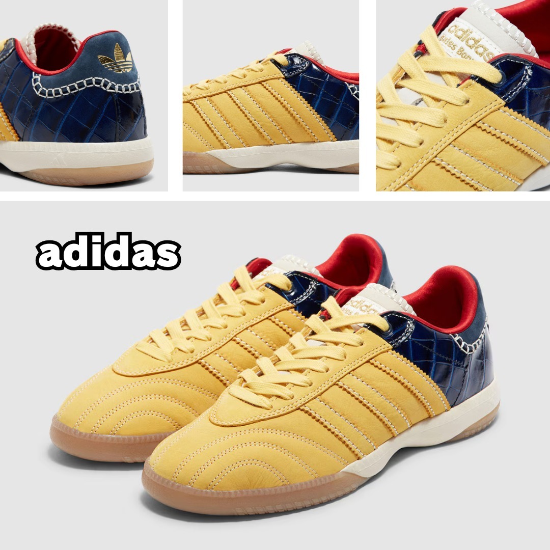 adidas☆サンバ ミレニアム スエード スニーカー Gold【英国発】