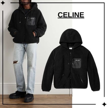 【CELINE】ロゴ 刺繍入り フリース パーカー フーディ S CELINE(セリーヌ) パーカー・フーディ(メンズ) 4ページ目