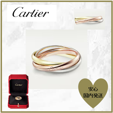 国内発送 ♪すぐお届け【Cartier】トリニティ リング SM