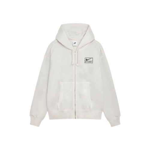 アウターその他 Nike x Stussy Pigment Dyed Fleece Zip Hoodie Light Bone