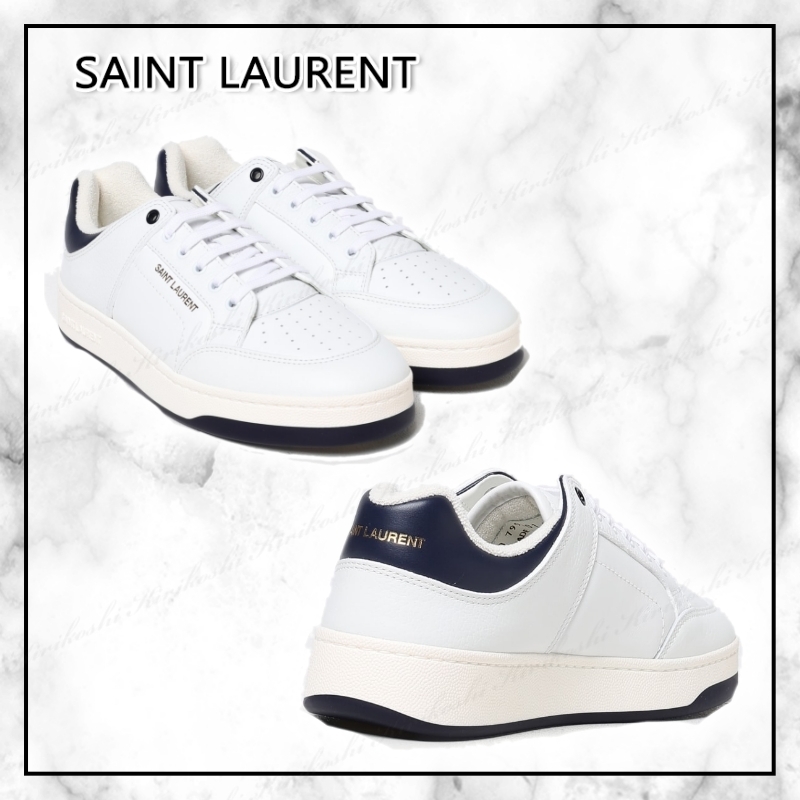 ◆Saint LaurentSL/61 24AW 最新作◆ レザースニーカー/white◆
