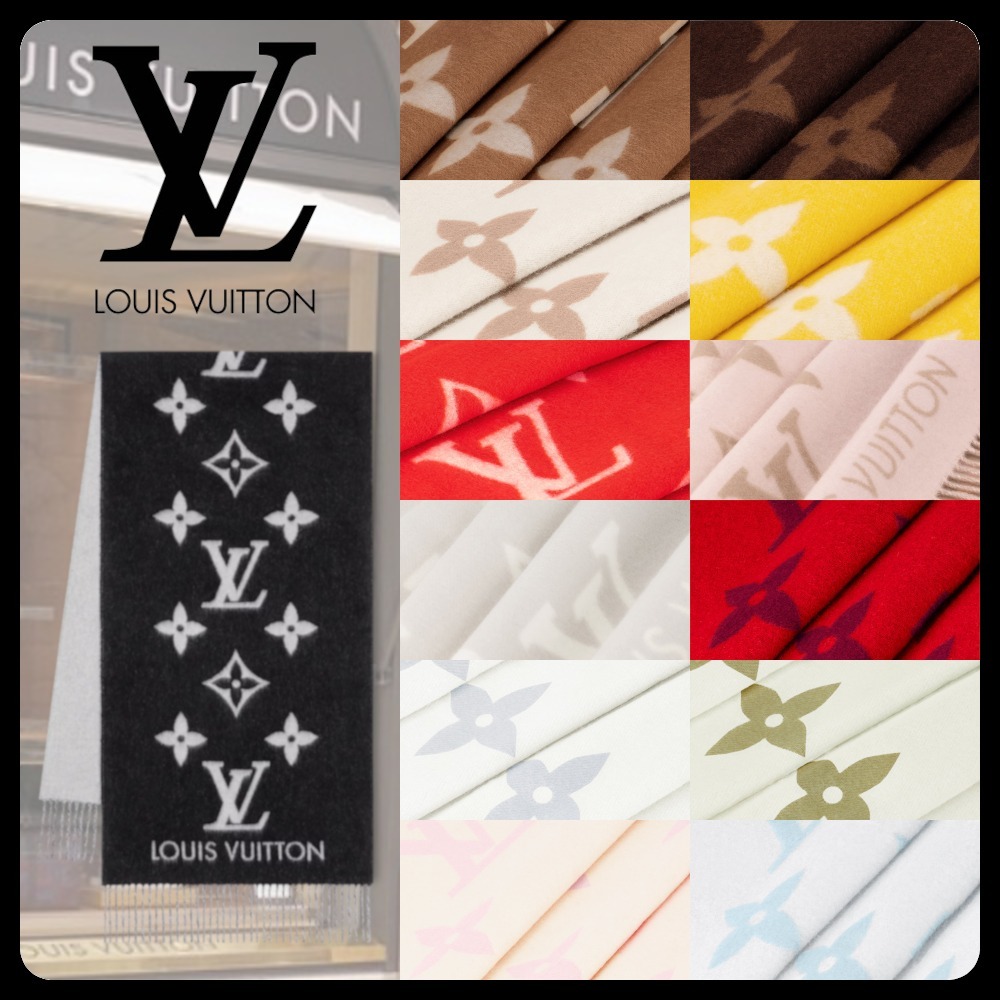 ★アレンジ自在★【LOUIS VUITTON】マフラー・レイキャビック