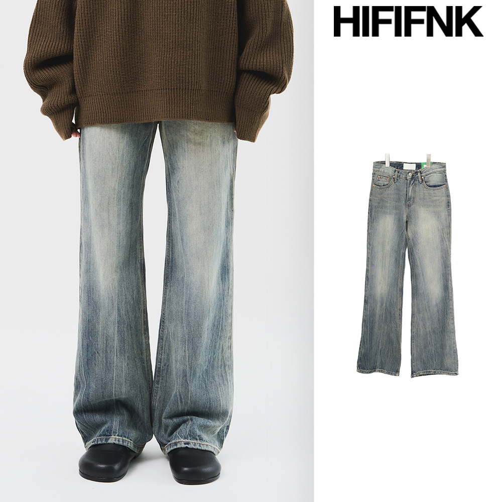【HI FI FNK】(W) Siz Row-rise Denim