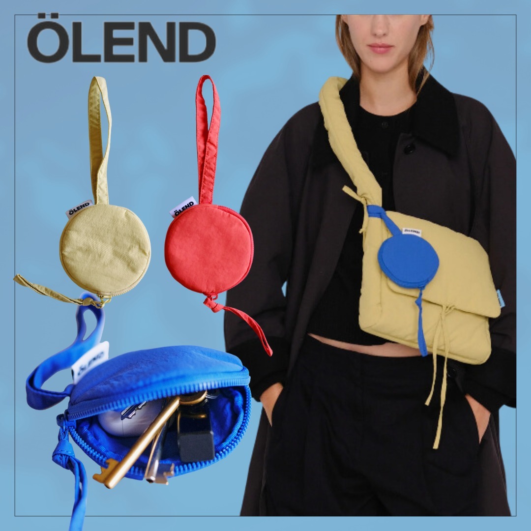 【Olend】オーレンド 円形財布 ミニポーチ ミニアクセサリー