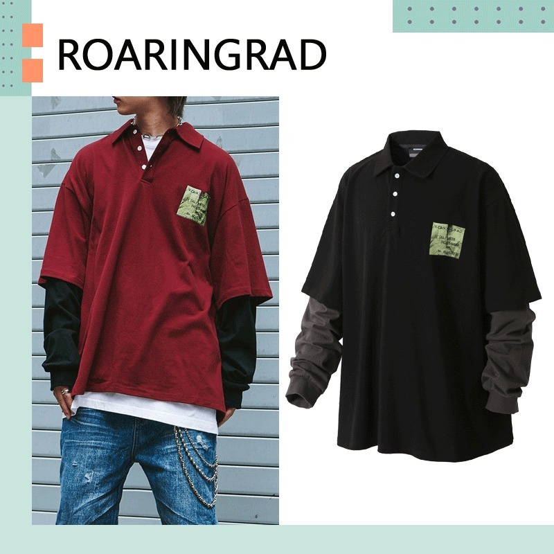 ROARINGRAD ♥ LAYERED PK LONG SLEEVED /追跡付