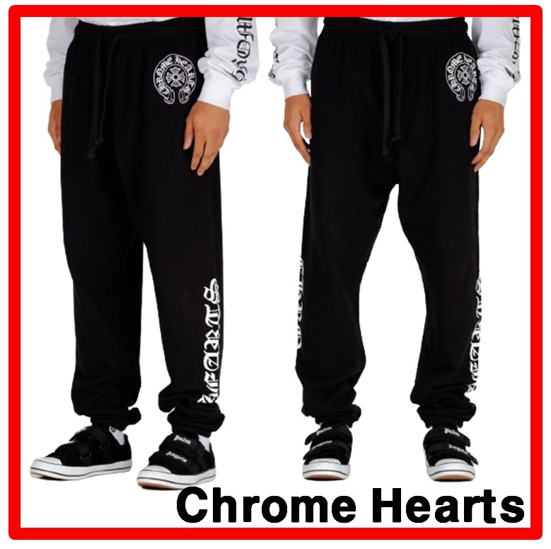★【Chrome Hearts】Horseshoe Plus Script スウェットパンツ★