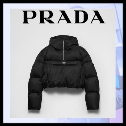 クロップド PRADA(プラダ) ダウンジャケット・コート(レディース