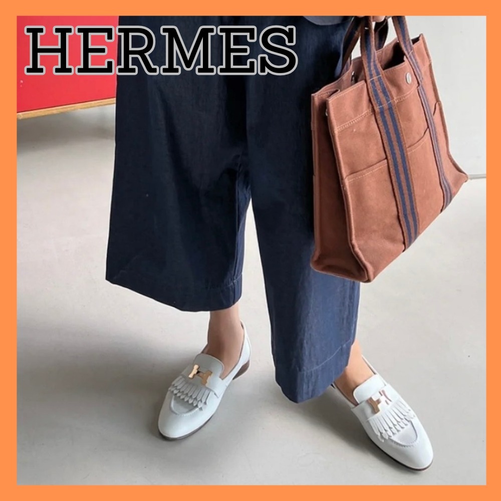 【ピンクゴールド♪】HERMES モカシンロワイヤル