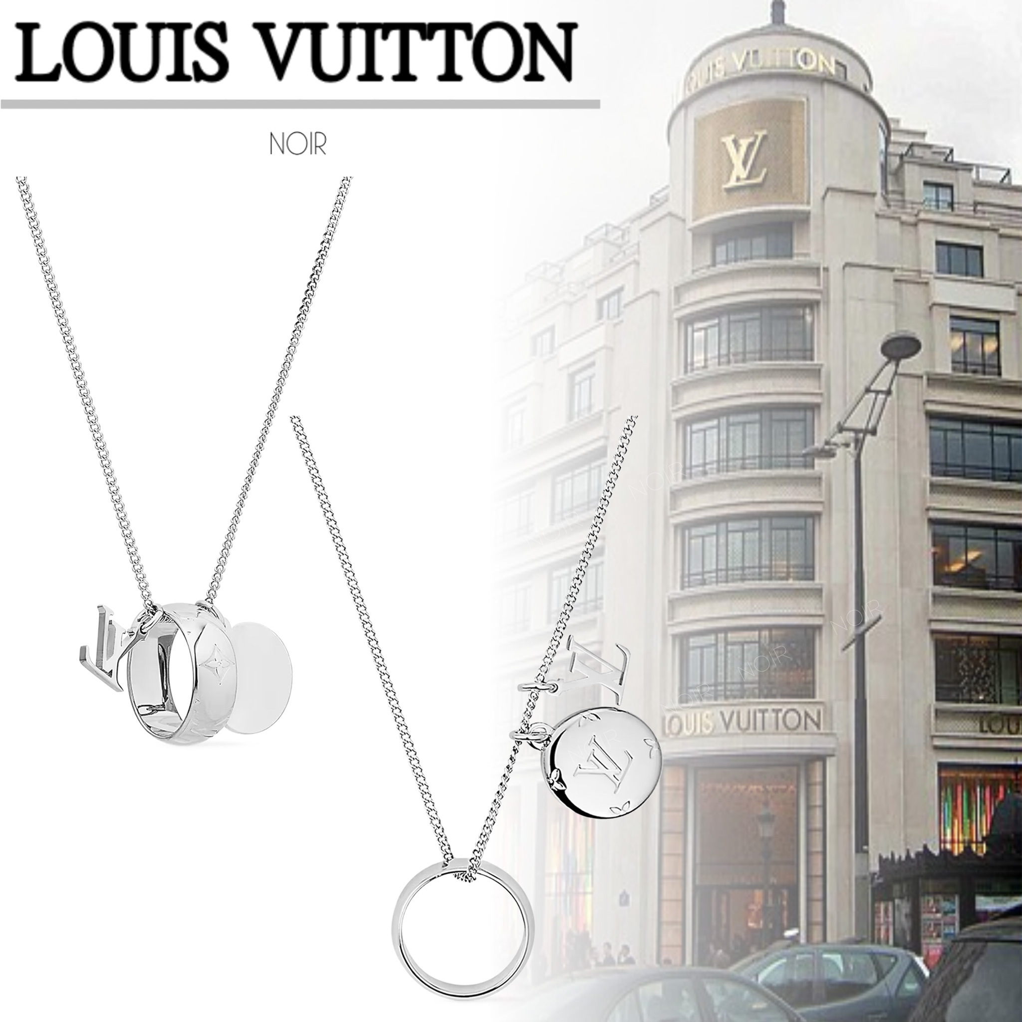 国内即発【Louis Vuitton】リングネックレス モノグラム