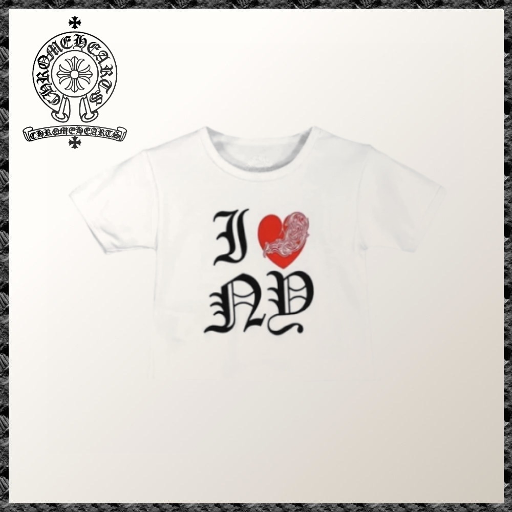 CHROME HEARTS◆バイン ハート ロゴ Tシャツ ニューヨーク限定