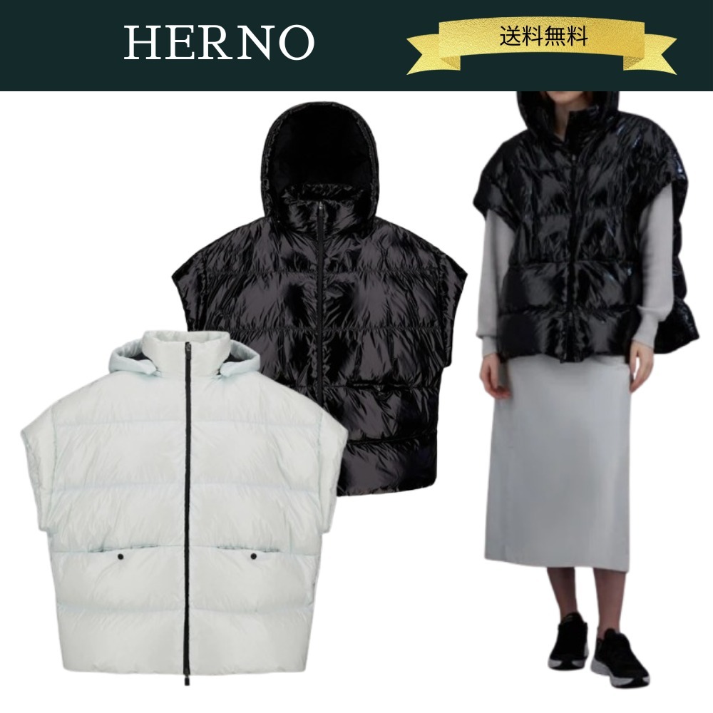 【送料込】HERNO GLAZED RIPSTOP 2L LAMINAR ベスト