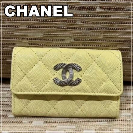 CHANEL 25C《おしゃれなCC♪》フラップカードケース LYL