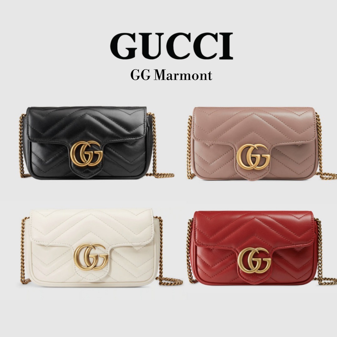 【SALE】【GUCCI 】 GG Marmont super mini bag バッグ