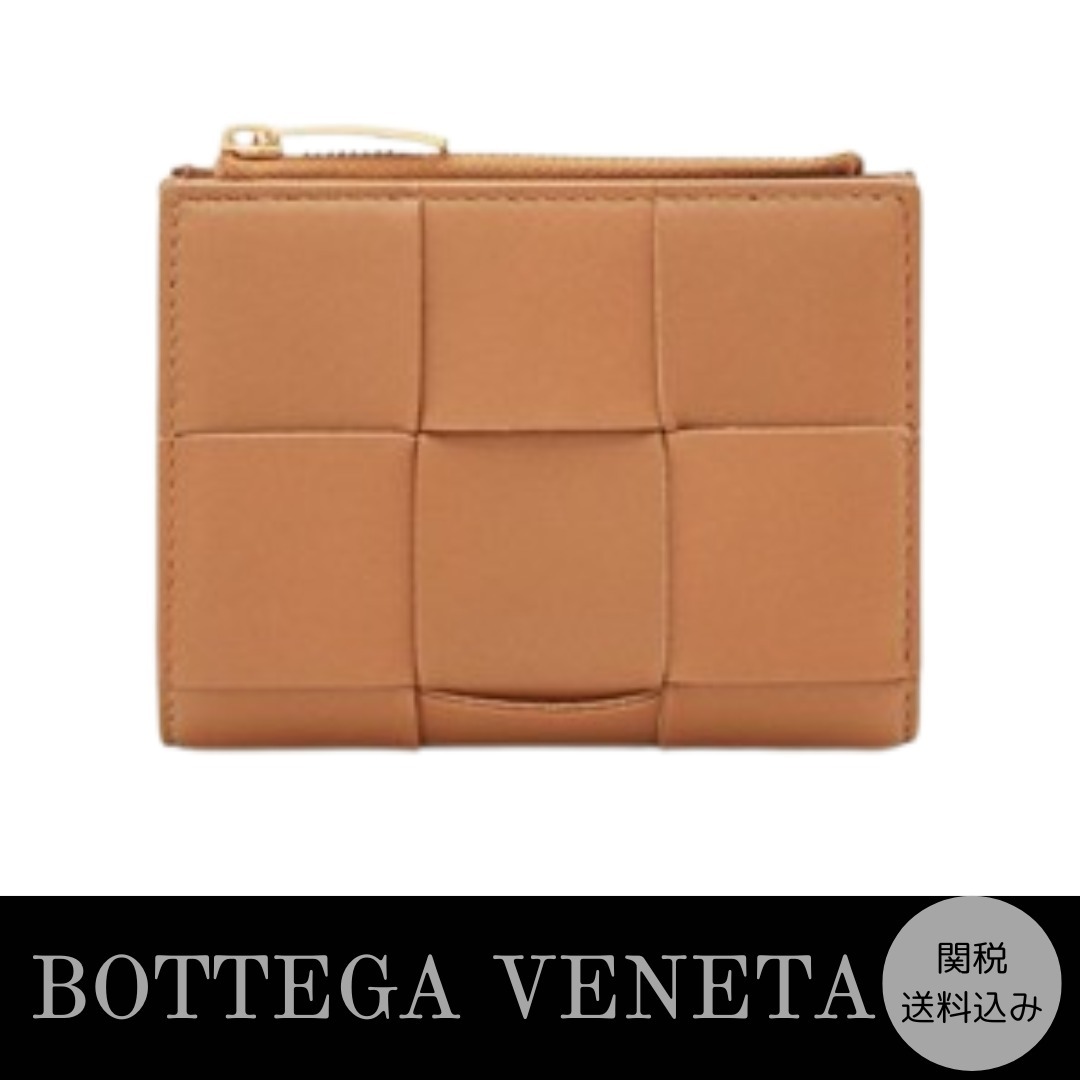 【BOTTEGA VENETA】スモール カセット レザージップウォレット